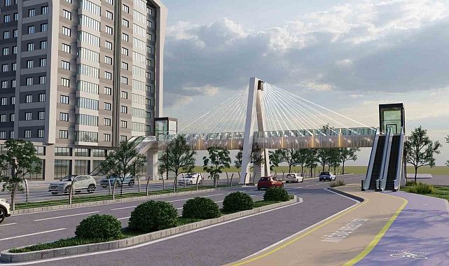 Niğde Belediyesi'nden Bor yoluna 3 yeni yaya üst geçidi