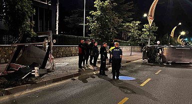 Niğde'de kontrolden çıkan araç devrildi: 2 yaralı