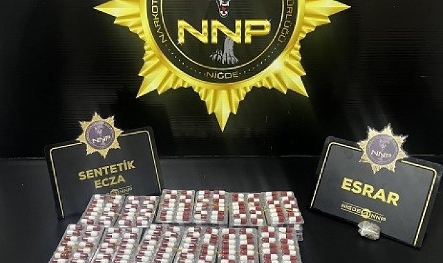 Niğde'de narkotik operasyonu: 1 tutuklama