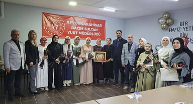 Öğrenci yurdundaki 'Kur'an'ı Kerim ve Hafızlık Kursu' programı sona erdi