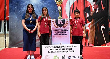 Öğrencilerden ödül getiren proje