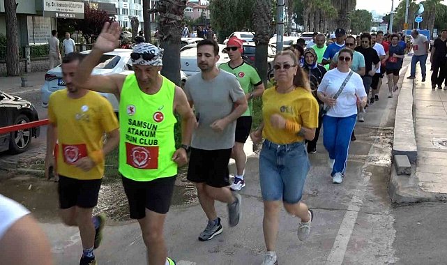 Organ bağışına dikkat çekmek için farkındalık koşusu