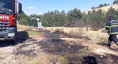 Ormanlık alandaki yangın söndürüldü