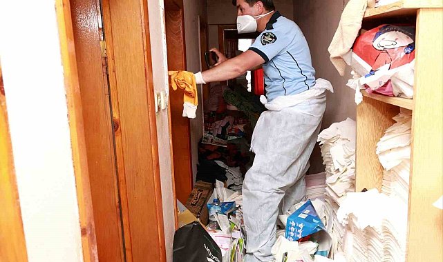 Osmangazi'de çöp ev sorununa anında müdahale
