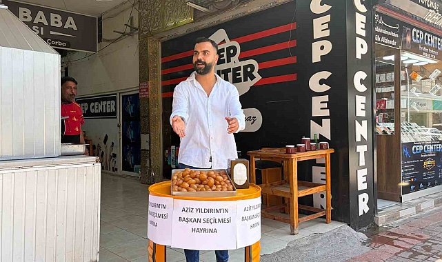 Osmaniye'de Aziz Yıldırım'ın başkanlığına lokmalı kutlama