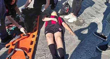 Otomobilin çarptığı çocuk yaralandı