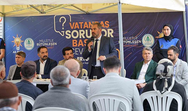 Pursaklar Belediye Başkanı Çetin vatandaşlarla bir araya geldi