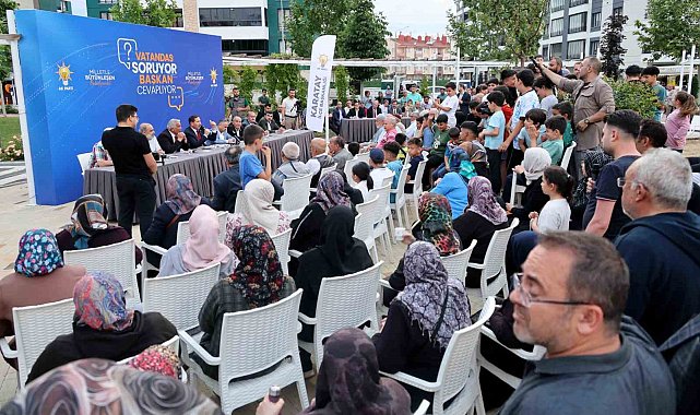 "Vatandaş Soruyor, Başkan Cevaplıyor" buluşmaları Karatay'da yoğun katılımla gerçekleşti