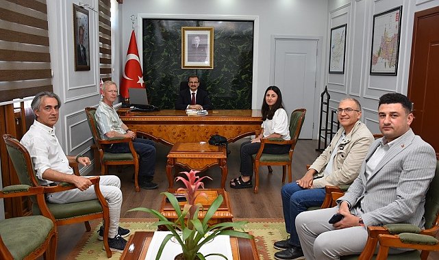 Salihli Kaymakamı Güldoğan, Sardes kazı ekibini ağırladı