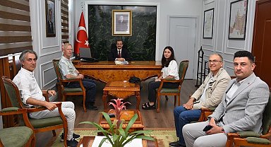 Salihli Kaymakamı Güldoğan, Sardes kazı ekibini ağırladı