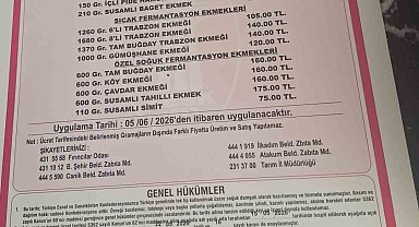 Samsun'da ekmek 17,5 TL oldu