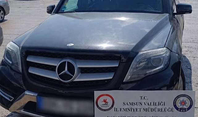 Samsun'da lüks araca 300 bin lira ceza