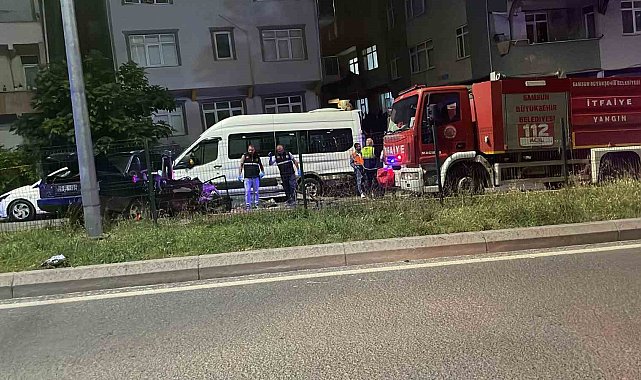 Samsun'da Tofaş araç park halindeki araçlara çarptı: 2'si ağır 3 yaralı