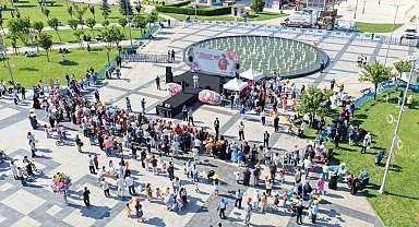Sancaktepe'de Metehan bebek için gökyüzüne balonlar bırakıldı