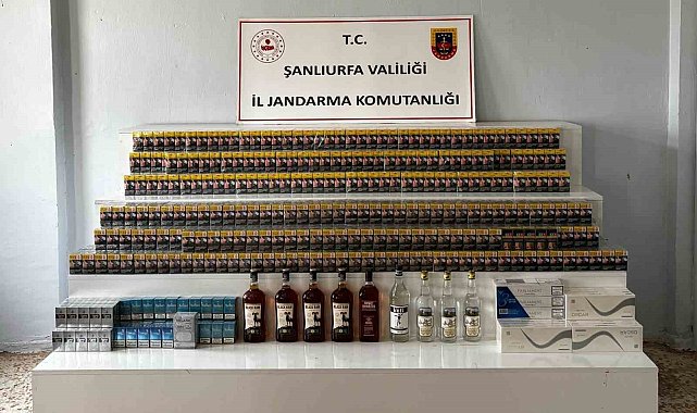 Şanlıurfa'da 2 bin 558 paket gümrük kaçağı sigara ele geçirildi