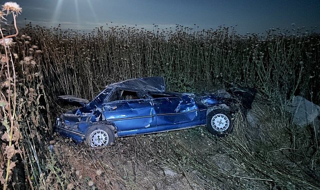 Şanlıurfa'da otomobil şarampole devrildi: 4 yaralı