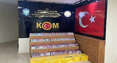 Şanlıurfa'da sigara kaçakçılığı operasyonu: 1 tutuklama