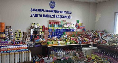 Şanlıurfa'da tarihi geçmiş ürünlere el konuldu