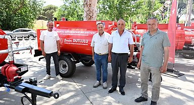 Sarıgöl'de üç mahalleye yangın tankeri desteği