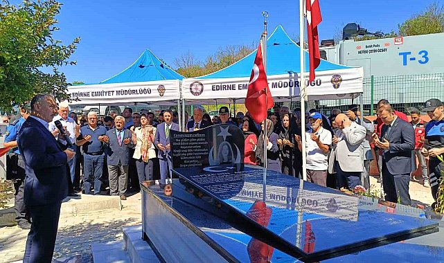 Şehit polis memuru Özsoy dualarla anıldı