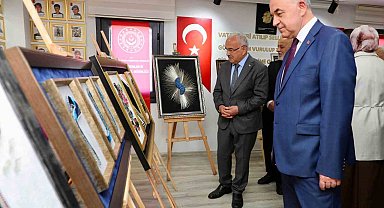 Şehit yakınları ve gazilerden el sanatları sergisi