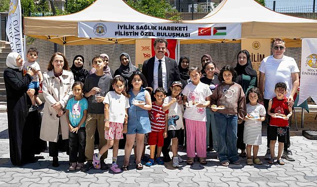 Selçuk Üniversitesinden Filistinli çocuklara sağlık ve dayanışma eli