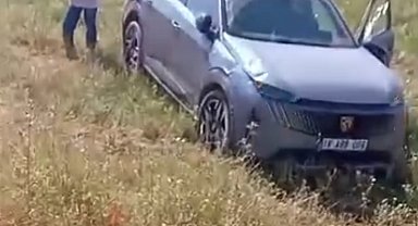 Siirt'te araç şarampole yuvarlandı, sürücü yaralandı