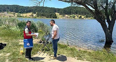Simav'da amatör balıkçılık denetimleri devam ediyor