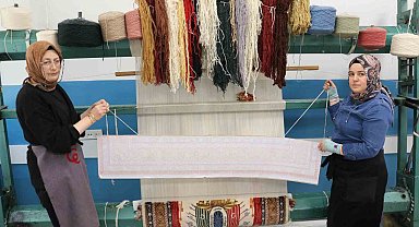 Sivas'tan TBMM'ye taşınmıştı, 103 yıllık tarihi miras, ilmek ilmek dokunarak tekrar hayat buluyor