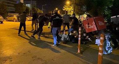 Sokak ringe döndü, yumruklar havada uçuştu
