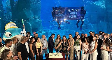 Su altının muhteşem dünyası 15'inci yılında 15 milyondan fazla ziyaretçiyi ağırladı
