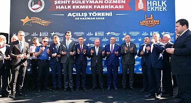 Sungurlu Belediyesi Halk Ekmek Fabrikası törenle açıldı: Günde 10 bin ekmek üretiliyor