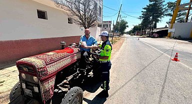 Tarım sezonunun başlamasıyla traktörler denetlendi