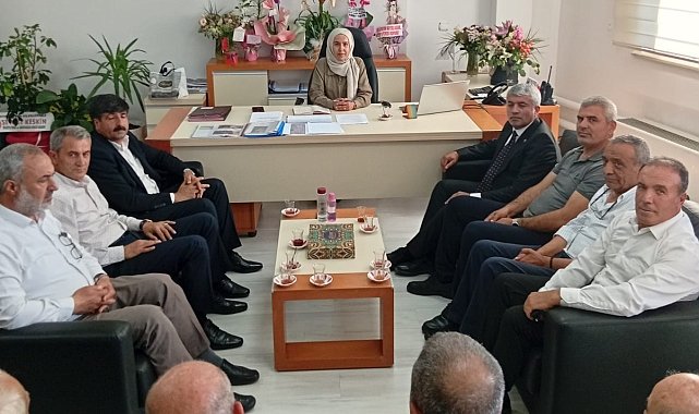 Taşımacı esnafından Ulaşım Daire Başkanı Yel'e hayırlı olsun ziyareti