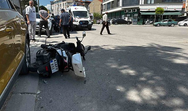 Tavşanlı'da trafik kazası, 2 yaralı