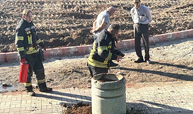 Tavşanlı'da vatandaşların dikkati facianın önüne geçti