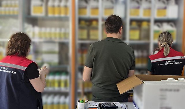 Tekirdağ'da bitki koruma ürünlerine yönelik denetim