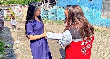 Tekirdağ'da Roman mahallelerinde sosyal hizmet çalışmaları sürüyor