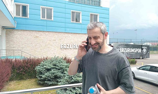 Teknik direktör Serkan Özbalta Erzurum'da