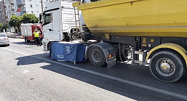Tırın altında kalan şahıs hayatını kaybetti