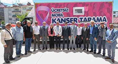 Tunceli'de Mobil Kanser Tarama Aracı hizmete başladı