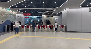 Türkiye'nin en yeni metro hattı ilk gününde 10 bin 21 yolcu taşıdı