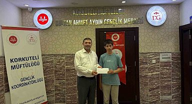 Umre ödüllü Gençlik Bilgi Yarışması'nın il birincisi Korkuteli'den