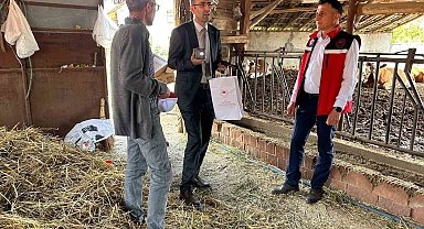 Uşak Tarım ve Orman Müdürlüğü ekipleri sahada incelemelerde bulundu