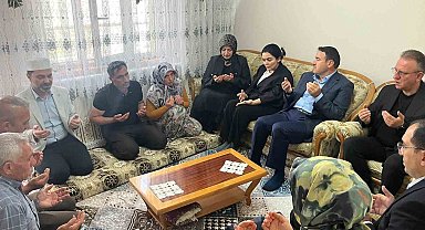 Vali Işın'dan Muhammet Çakıcı'nın ailesine taziye ziyareti