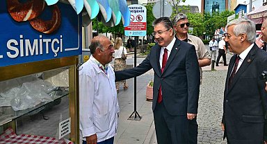Vali Yılmaz'dan esnafa ziyaret