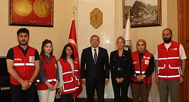 Vali Ziya Polat'tan Kızılay'a 158. kuruluş yıl dönümü tebriki