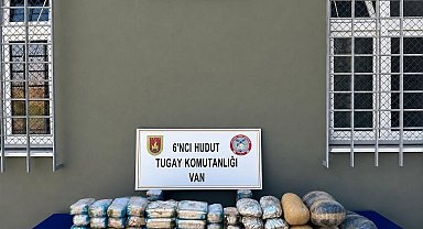 Van'da sınır hattında 44 kilo uyuşturucu ele geçirildi