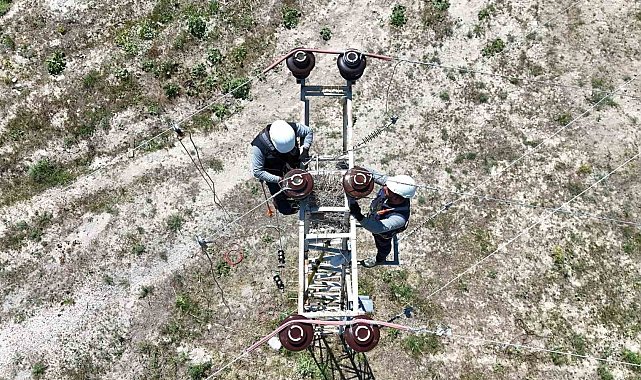 VEDAŞ'tan şebeke güvenliği için bakım-onarım çalışmaları devam ediyor