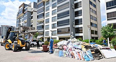 Yangının yaralarını yıldırım belediyesi sarıyor
